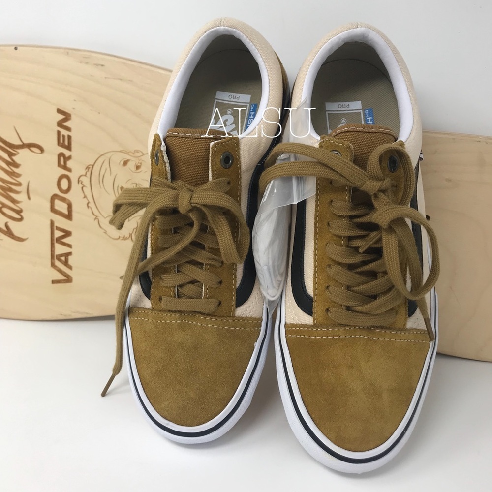 VANS Old Skool Pro Cumin Black True White W AUTHEN - Picture 5 of 8